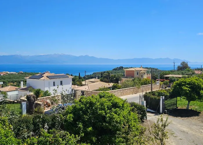 Vista Koroni - Sea View Apartment Over Olive Grove And Mountains Vakantiehuis