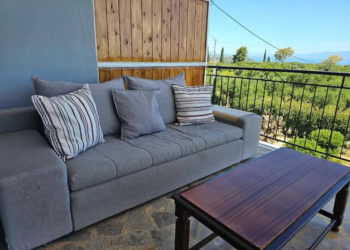 Vakantiehuis Vista Koroni - Sea View Apartment Over Olive Grove And Mountains